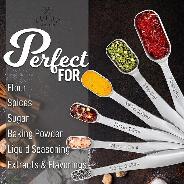6/10pcs Measuring Cups Premium Stackable Tablespoons Measuring Spoon
