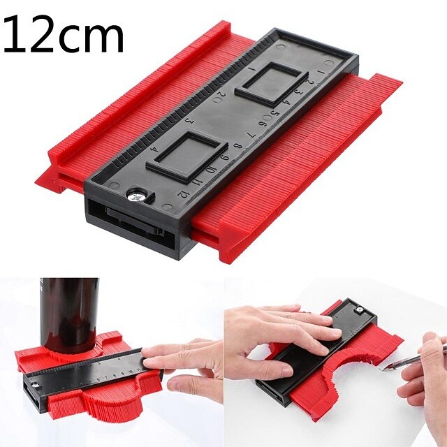 Contour Gauge Plastic Profile Copy Contour Gauges Standard Wood Marking Tool Tiling Laminate Tiles Tools Profile Measuring Tools