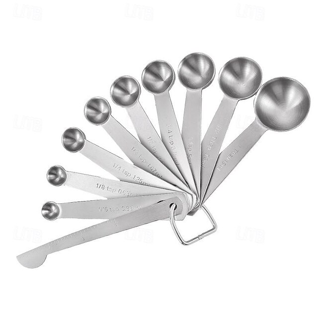 6/10pcs Measuring Cups Premium Stackable Tablespoons Measuring Spoon