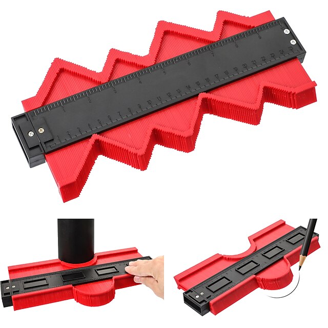Contour Gauge Plastic Profile Copy Contour Gauges Standard Wood Marking Tool Tiling Laminate Tiles Tools Profile Measuring Tools