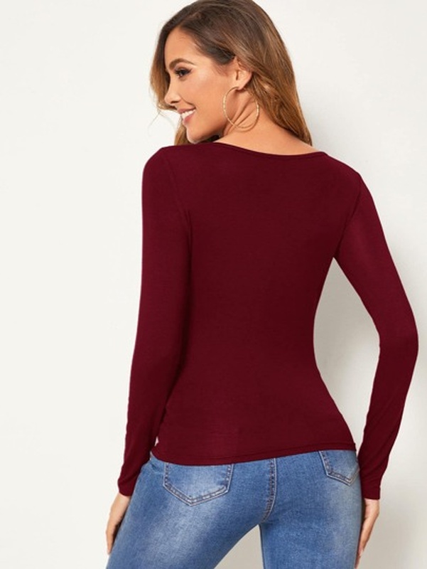 Solid Form Fitted Top